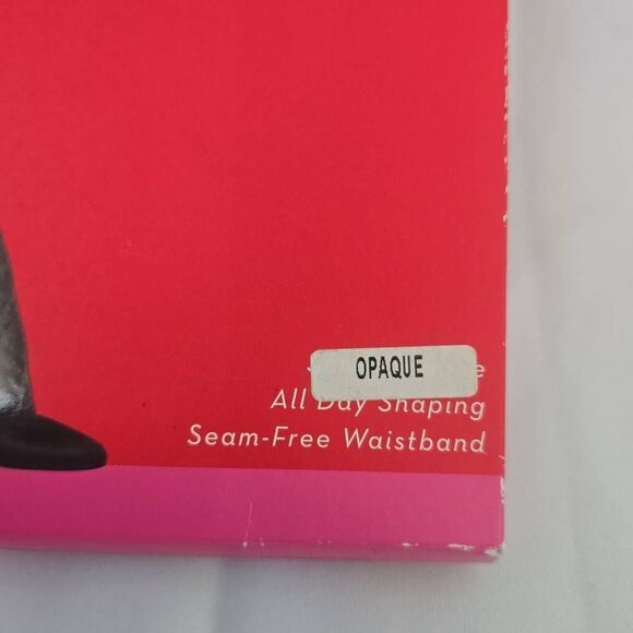 Spanx Tights! High-Waisted Haute Contour Black Opaque, NWT, Sz. 7/E - Picture 3 of 4